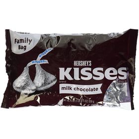 Hershey's Kisses Milk Chocolate Family Bag 559g