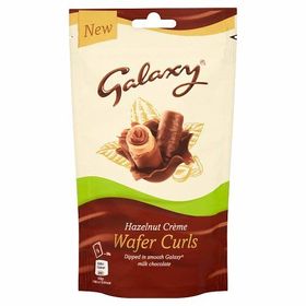 Galaxy Hazelnut Creme Wafer Curls Packet, 90g