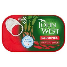 John West Sardines in Tomato Sauce, 120g