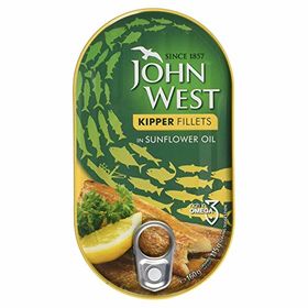 John West Kipper Fillets in Sunflower Oil, 160g