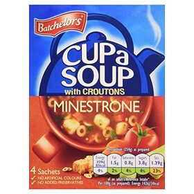 Batchelor's Cup A Soup with Croutons 4 Sachets - Minestrone, 94 g