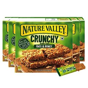 Nature Valley Crunchy Oats and Honey Pack of 5 Pouch, 5 x 210 g