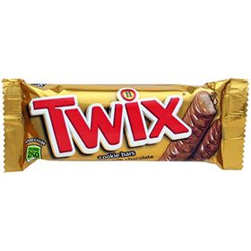 Twix Chocolate Bar, 50g -10 count