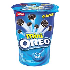 Oreo Mini Cream-Filled Vanilla Sandwich Biscuits (67g) - Pack of 2