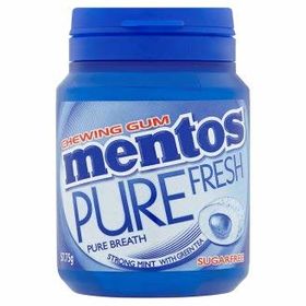 Mentos Pure Fresh Strong Mint with Green Tea Sugarfree Gum, 57.75g