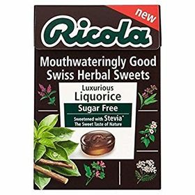 Ricola Liquorice Sugar Free 45g - Pack of 6