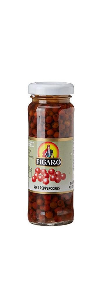 FIGARO Pink Peppercorns in Vinegar Bottle, 100 g