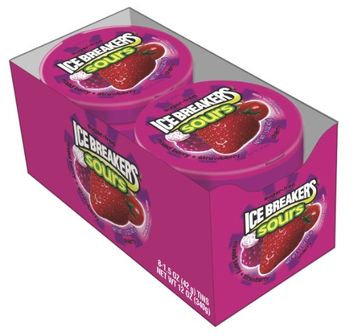 Ice Breakers Mints, Berry Sours, 1.5-Ounce Containers (Pack of 16)