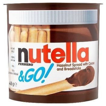 Nutella Ferrero & Go Hazelnut Spread with Cocoa & Breadsticks - 48g