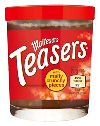 Maltesers Teasers Chocolate Spread with Crisp Honeycombed Pieces, 200g