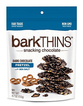 Bark Thins Dark Chocolate Pretzel With Sea Salt, 133g
